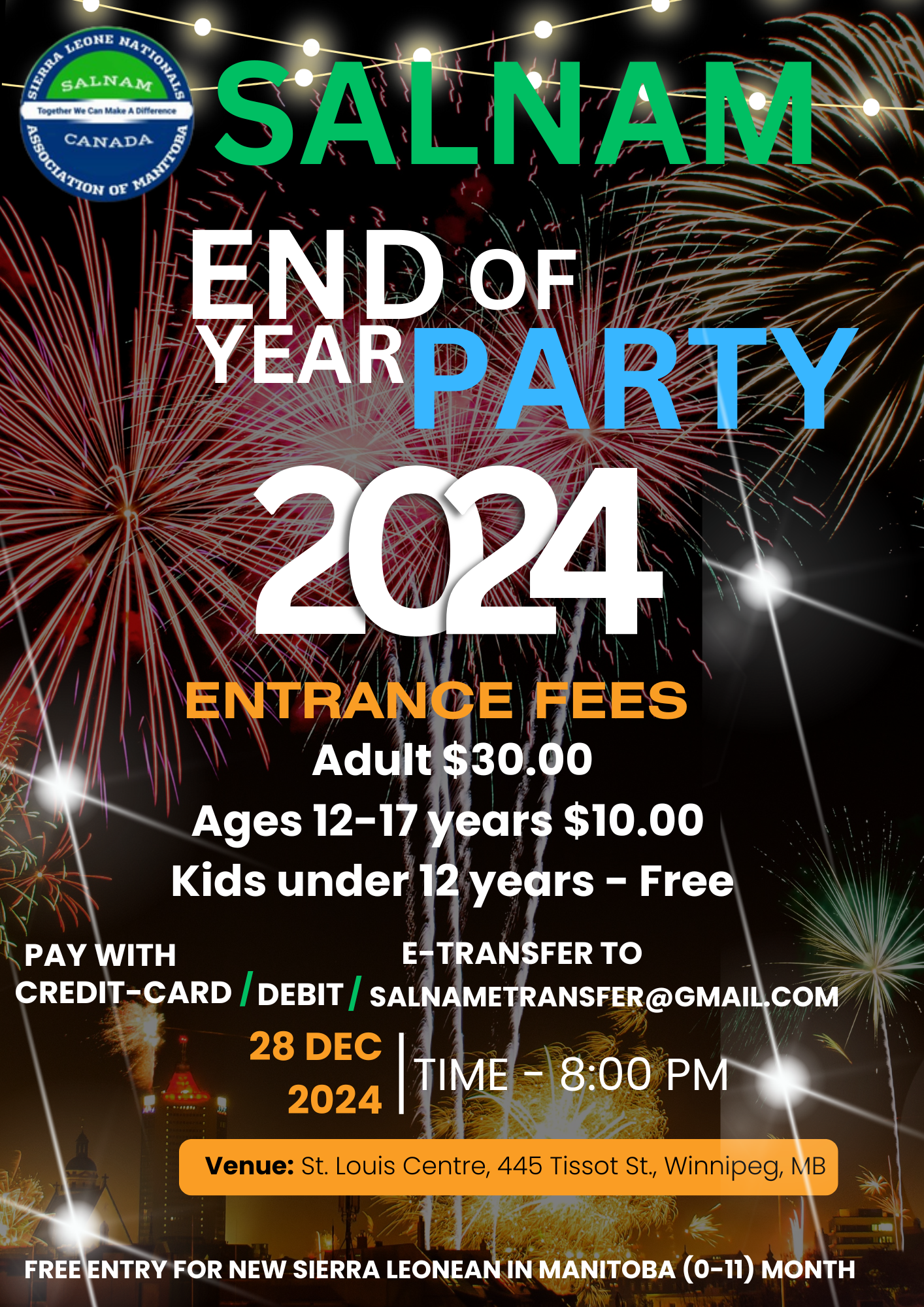 SALNAM End of Year Event