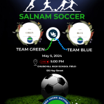 SALNAM SOCCER 5:00PM @ 510 Hay Street