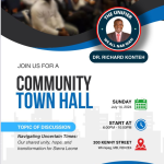 Community townhall- July 14